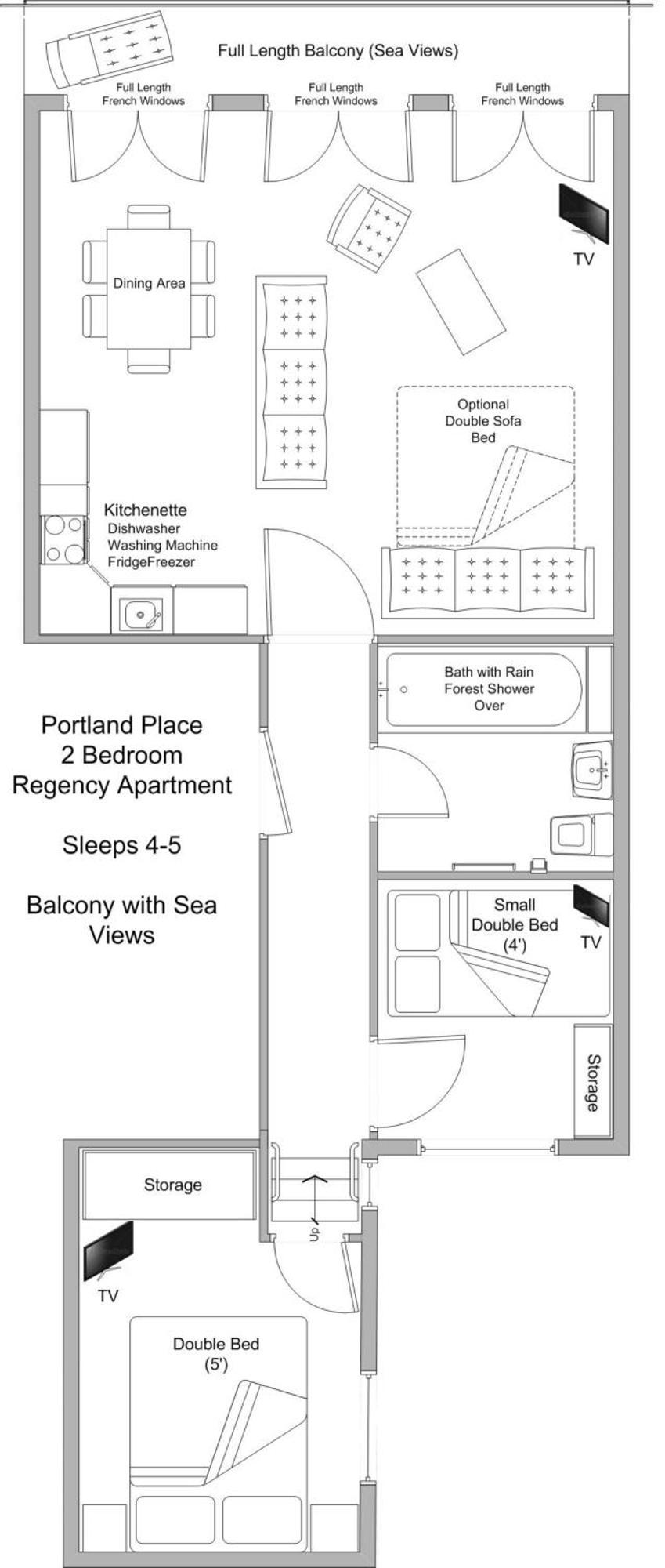 Appartement Portland Place Hove